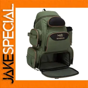 Bassdash Tactical Fishing Backpack in Green