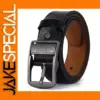 Genuine Leather Men's Belt in Black