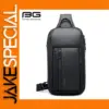 BG-7566 Modern Black Chest Bag for Essentials