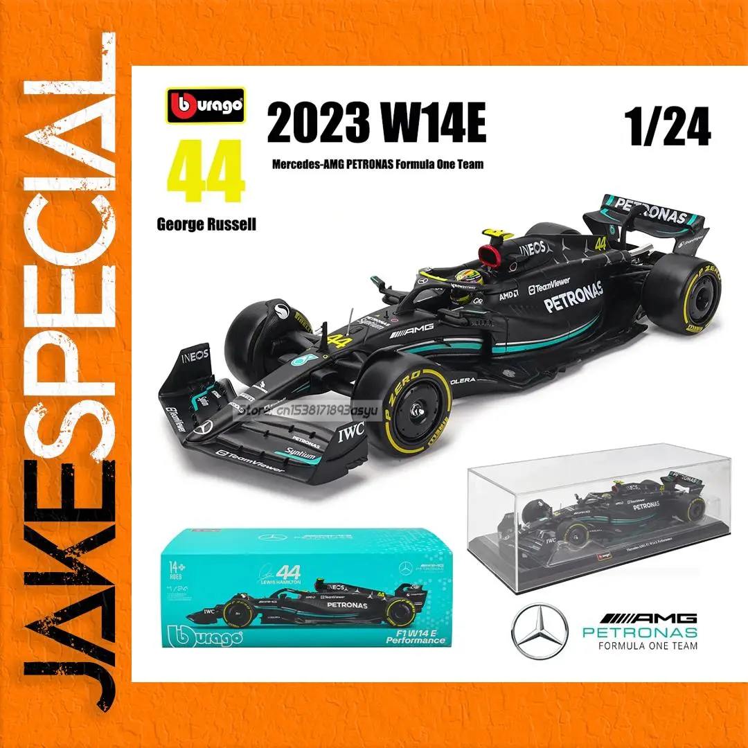 Mercedes-AMG W14E 1:24 Scale Diecast Model 1 Mercedes-AMG W14E 1:24 Scale Diecast Model