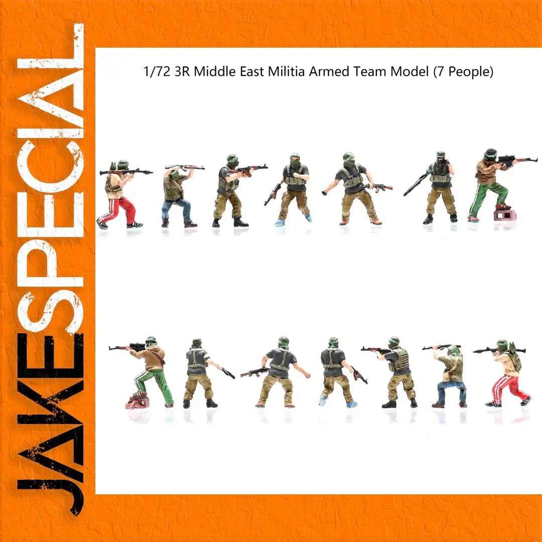 1/72 Middle East Militia Soldier Model Set 1 1/72 Middle East Militia Soldier Model Set