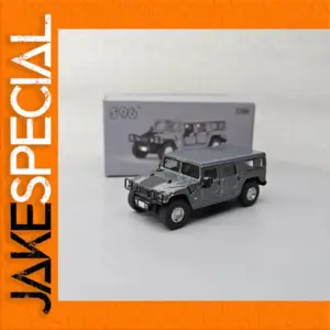 Grey 1:64 Scale Hummer H1 Model by MAKEDA