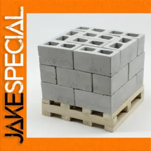 Miniature Model Building Set with 50 Bricks