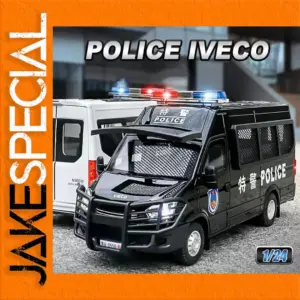 1:24 Scale Police Car Model with Sound Lights