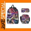3Pcs K-pop Backpack Set with Lunch Box