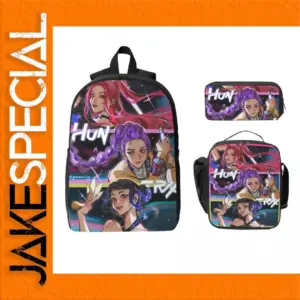 3Pcs K-pop Backpack Set with Lunch Box
