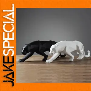 Abstract Panther Statue for Modern Decor