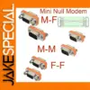 Mini Null Modem DB9 Adapter Male-Female/Male-Male
