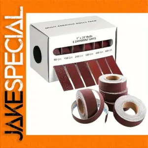 Multi Abrasive Rolls Sandpaper Pack 1-6 Rolls
