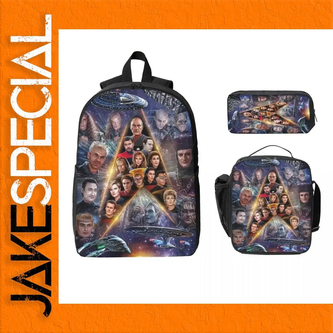 Vibrant 3-Piece Cosmic Backpack Set 1 Vibrant 3-Piece Cosmic Backpack Set