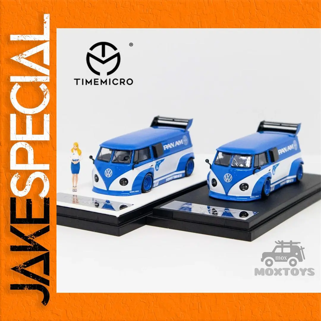 TIME MICRO 1:64 T1 Van PAN AM Diecast Model 1 TIME MICRO 1:64 T1 Van PAN AM Diecast Model