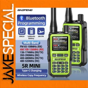BAOFENG UV-5R Mini Walkie Talkie with Bluetooth