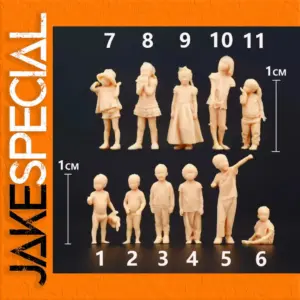 Handmade Resin Diorama Figures in Three Scales