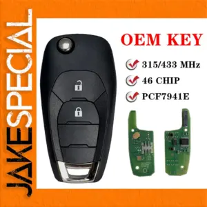 Chevrolet Holden Remote Car Key 2015-2017