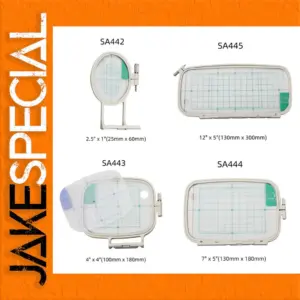 Sewing and Embroidery Hoop Set for Brother Machines