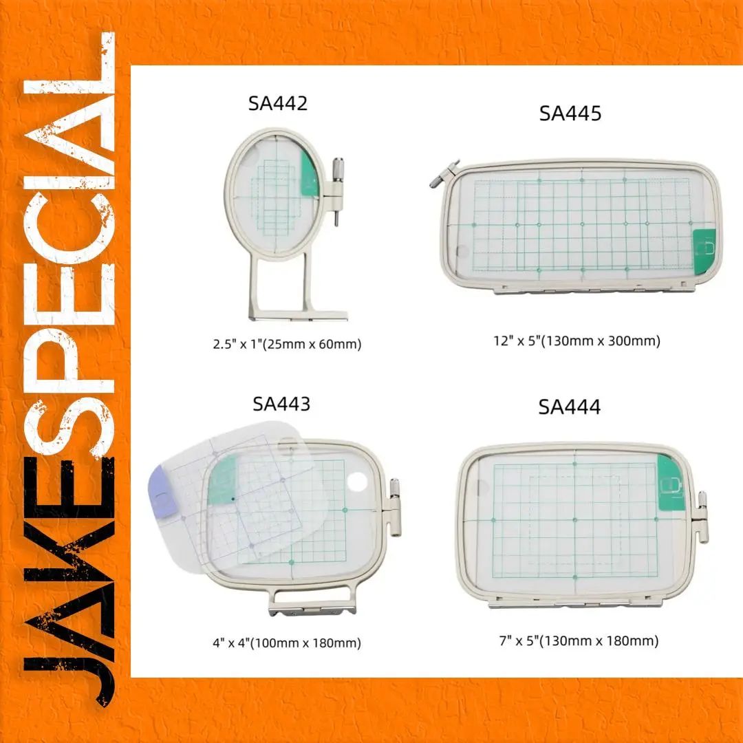 Sewing and Embroidery Hoop Set for Brother Machines 1 Sewing and Embroidery Hoop Set for Brother Machines