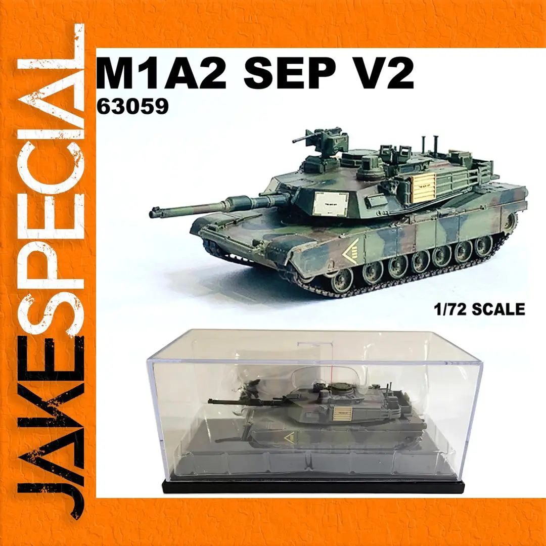 US M1A2 SEP V2 Tank Model 1:72 Scale 1 US M1A2 SEP V2 Tank Model 1:72 Scale