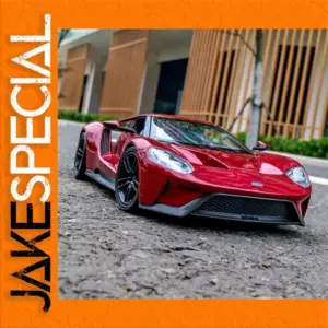 1:24 Scale Glossy Red Ford GT Model