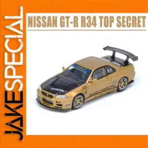 Nissan GT-R R34 Top Secret Diecast Model 1:64