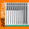 11 PCS Torx Security Bit Set S2 Steel