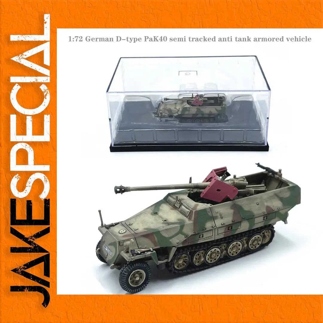 German Paw40 Half-Track Anti-Tank Model 1:72 Scale 1 German Paw40 Half-Track Anti-Tank Model 1:72 Scale
