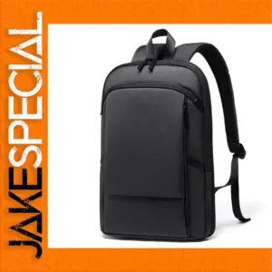 Waterproof 15.6 Inch Laptop Backpack Black