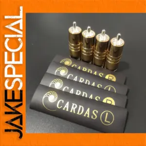 High-Quality Gold-Plated RCA Plug Connectors