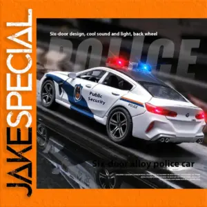 1:32 Scale BMW M8 Police Car Model