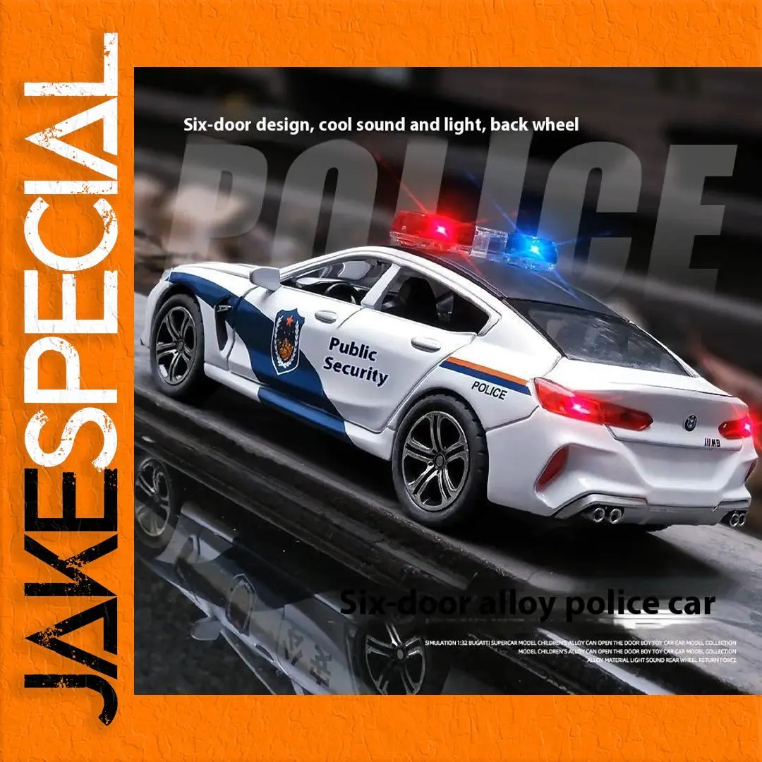 1:32 Scale BMW M8 Police Car Model 1 1:32 Scale BMW M8 Police Car Model