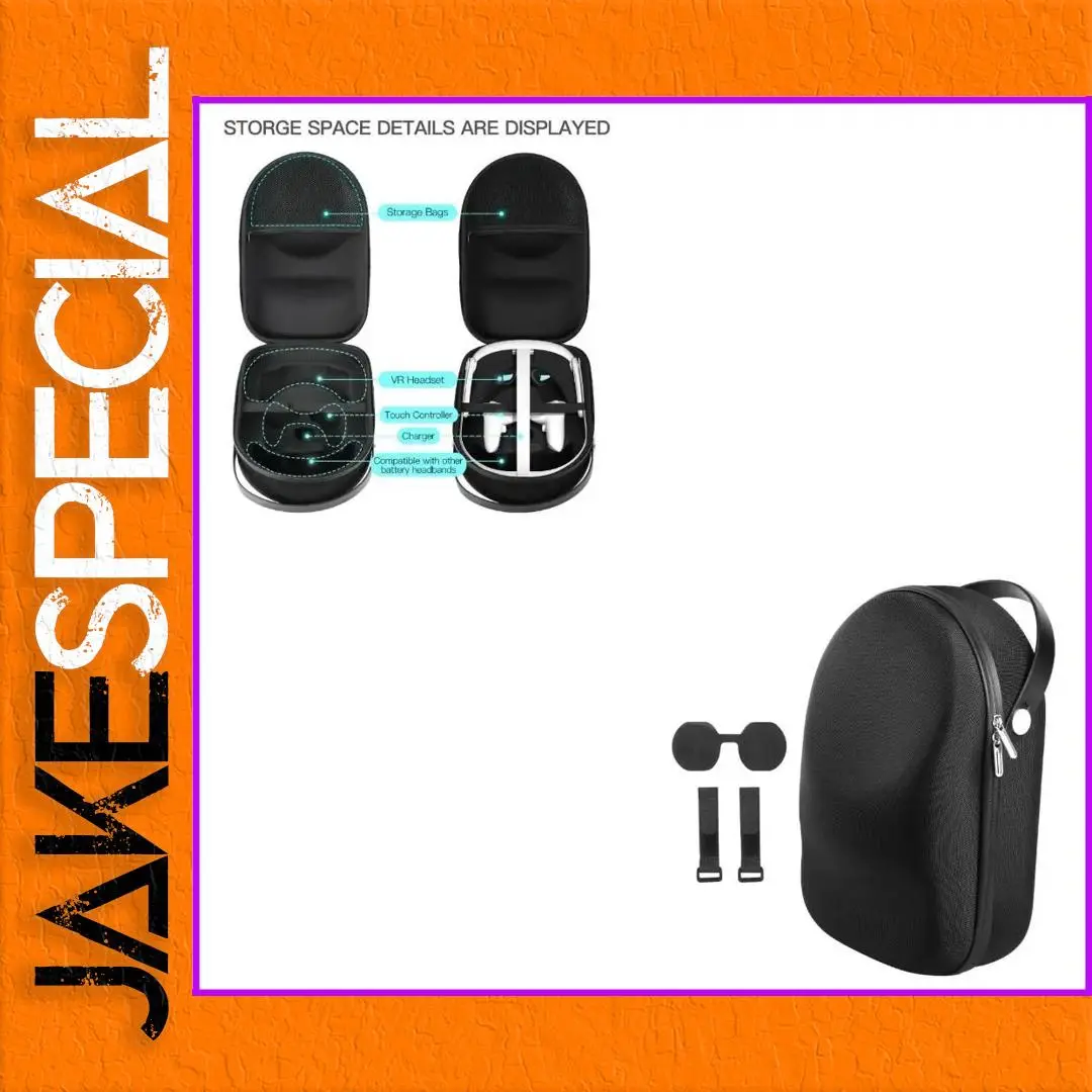 EVA Carrying Bag for Quest 3 VR Headset 1 EVA Carrying Bag for Quest 3 VR Headset