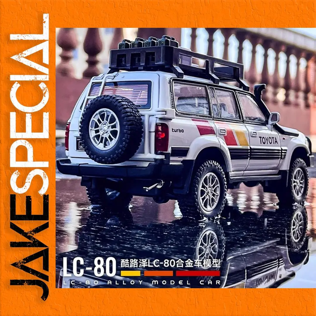 Toyota Land Cruiser LC80 1:24 Diecast Model 1 Toyota Land Cruiser LC80 1:24 Diecast Model