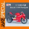 Ducati 1199 Panigale Scale Model 1:12 Red