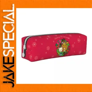Rilakkuma Red Pencil Case for Stationery Storage