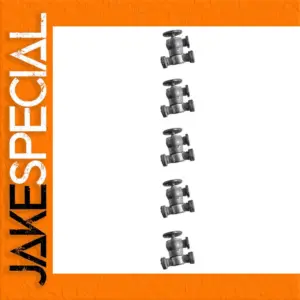 Set of 5 Miniature Zinc Alloy Pipeline Valves