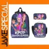 K-Pop Demon Hunters Backpack Set 3-Piece
