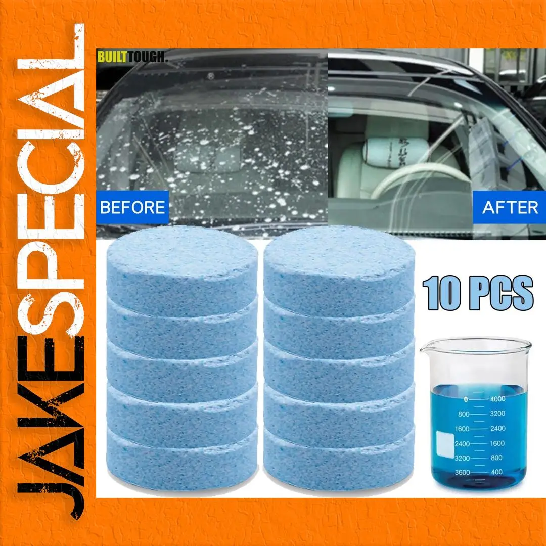 Effervescent Car Cleaning Tablets Set of 10 1 Effervescent Car Cleaning Tablets Set of 10