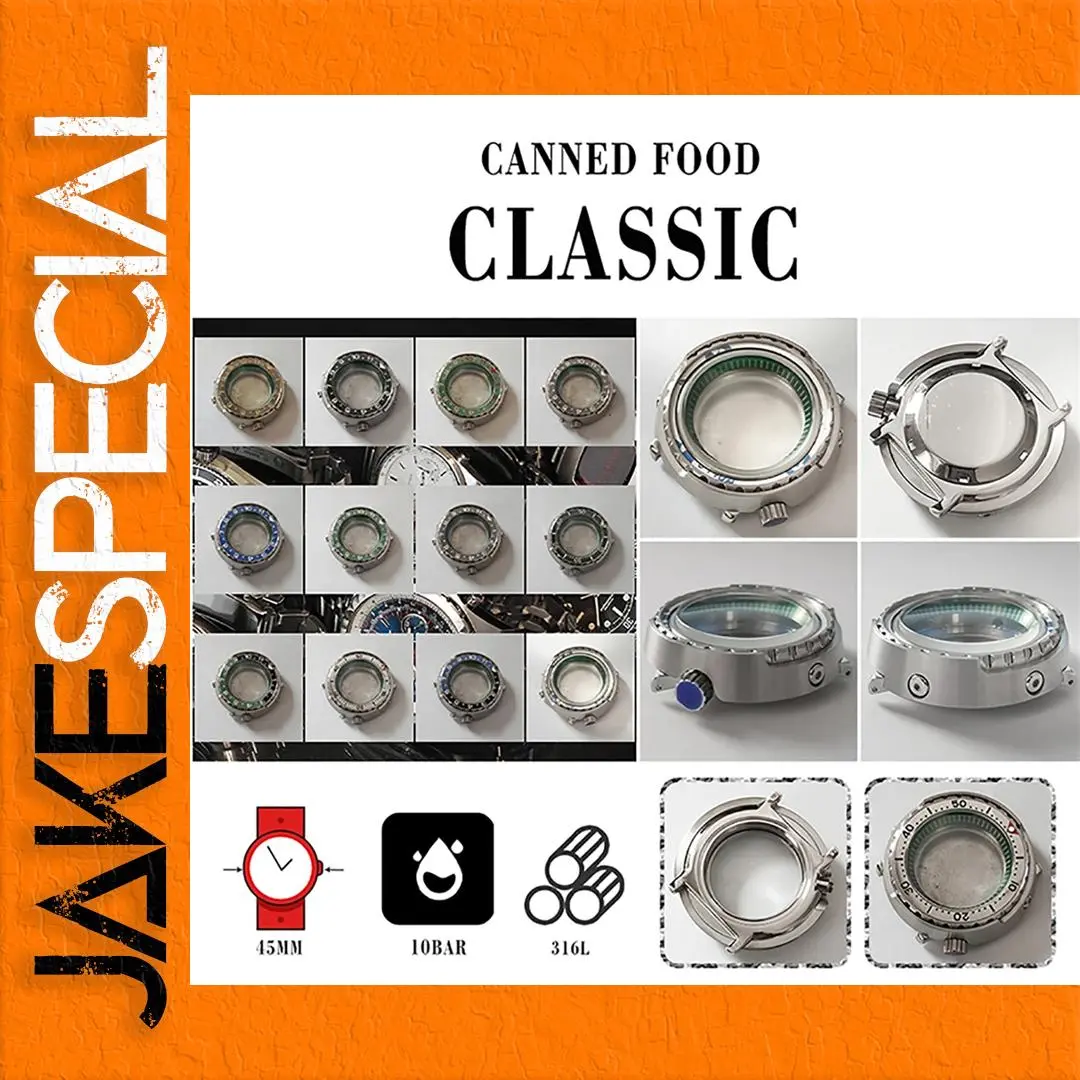 Men's Watch DIY Parts Set with 45MM Case 1 Men's Watch DIY Parts Set with 45MM Case