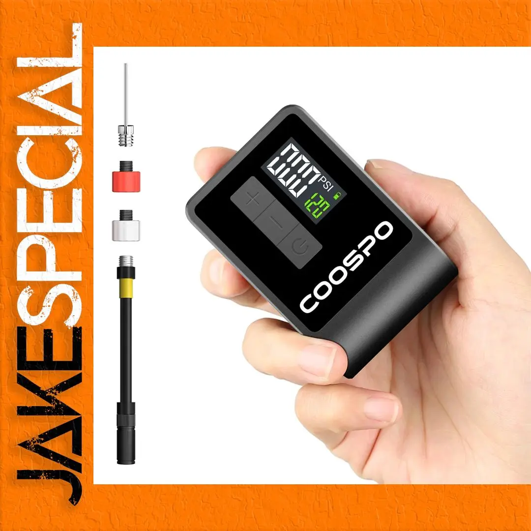 COOSPO Mini Electric Air Pump 120 PSI 500mAh 1 COOSPO Mini Electric Air Pump 120 PSI 500mAh