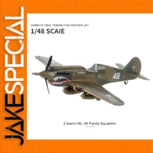 WWII US AirForce P-40 Tomahawk Model 1/48 Scale