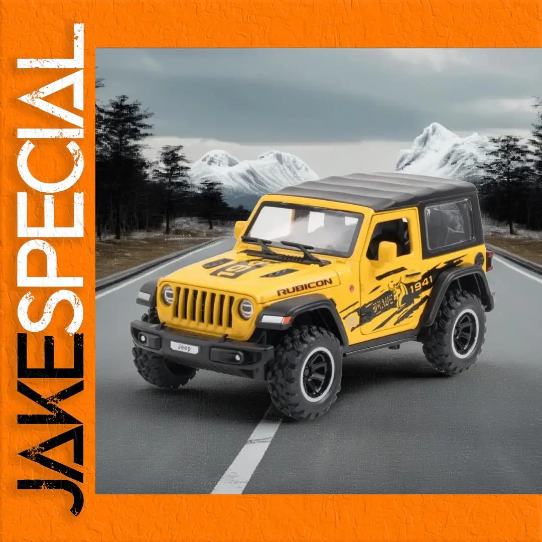 Jeep Wrangler Rubicon 1941 Diecast Model Car 1 Jeep Wrangler Rubicon 1941 Diecast Model Car