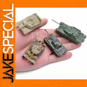 1/144 Scale WWII Tank Model Set - 4 Tanks
