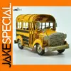 Retro Vintage Iron Bus Model Ornament