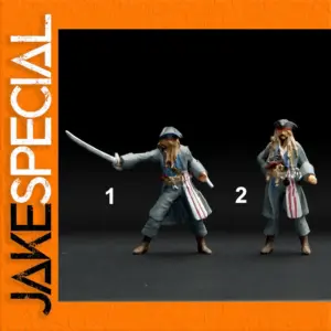 Handmade Pirate Captain Miniature 1:64 Scale