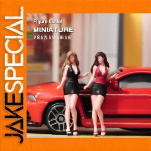 Anime-Inspired Miniature Doll Figure Model