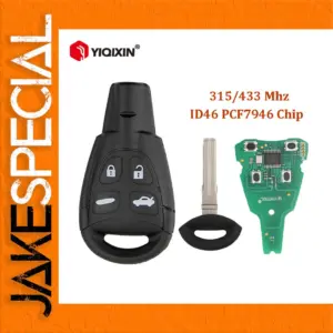 Smart Remote Key Shell for SAAB 93 95 Models