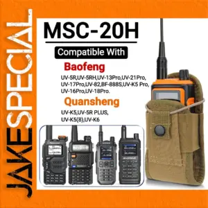 Camouflage Tactical Walkie Talkie Pouch MSC-20H
