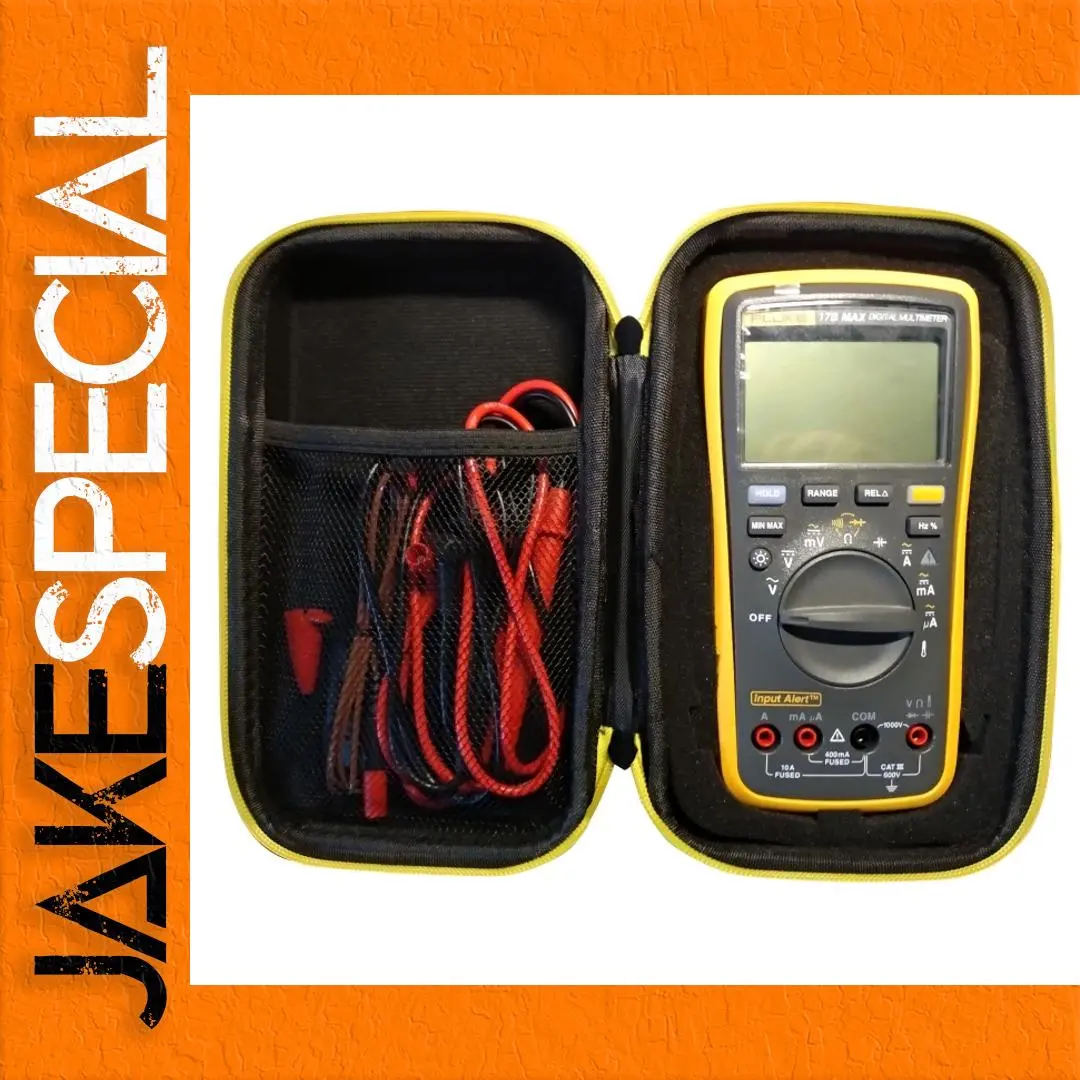 Hard EVA Case for Fluke Multimeters 15B MAX, 17B MAX, 18B+ 1 Hard EVA Case for Fluke Multimeters 15B MAX, 17B MAX, 18B+