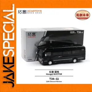 Sleek Black 1:64 Scale Toy Car Model
