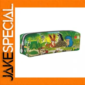 Little Mole Cartoon Pencil Case in Leather