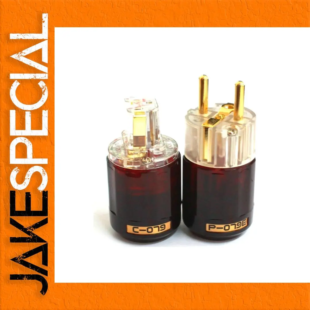 Oyaide C-079 & P-079e EU Power Plugs 1 Oyaide C-079 & P-079e EU Power Plugs